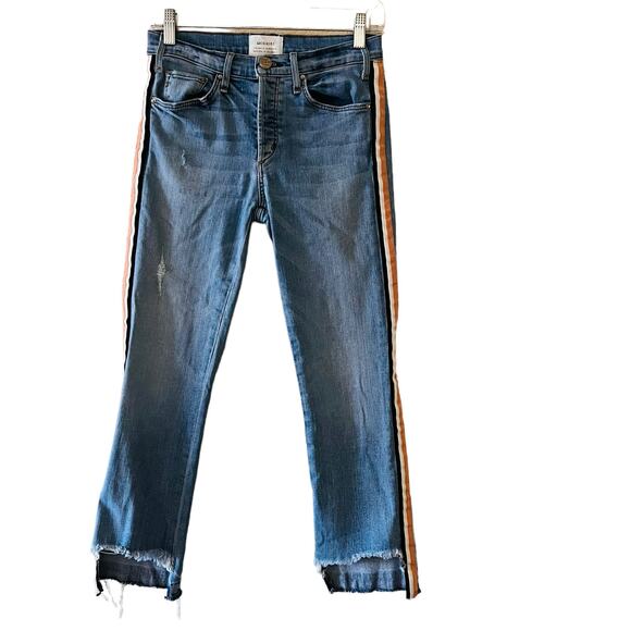 McGuire Ibiza Side Striped Raw Step Hem Jeans Size 26 - Picture 4 of 11